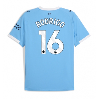 Billige Fotballdrakt Manchester City Rodri Hernandez #16 Replika Hjemmedrakt 2025-26 Kortermet